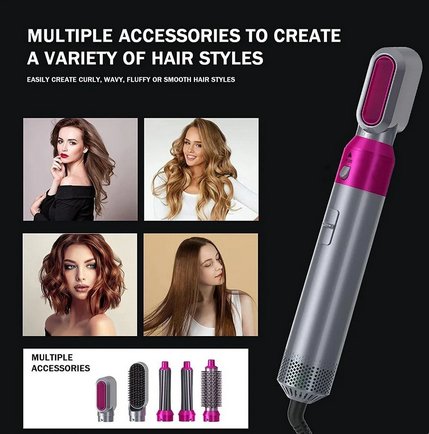 Hair Airstyler Ionic Airflow 1000W Multi Attachment Daily Styling Curling Drying Tool | Thomler