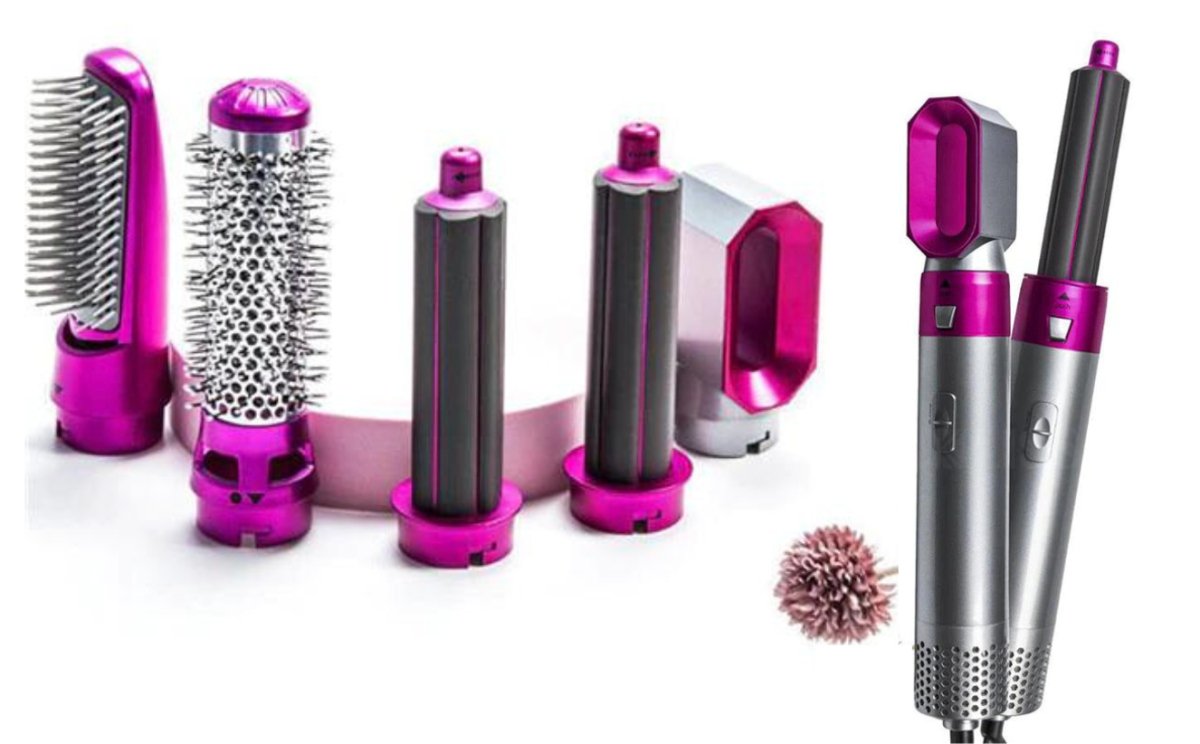 Hair Airstyler Ionic Airflow 1000W Multi Attachment Daily Styling Curling Drying Tool | Thomler