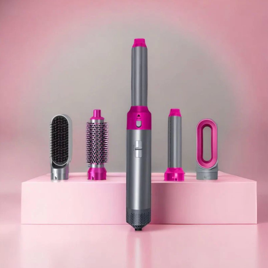 Hair Airstyler Ionic Airflow 1000W Multi Attachment Daily Styling Curling Drying Tool | Thomler