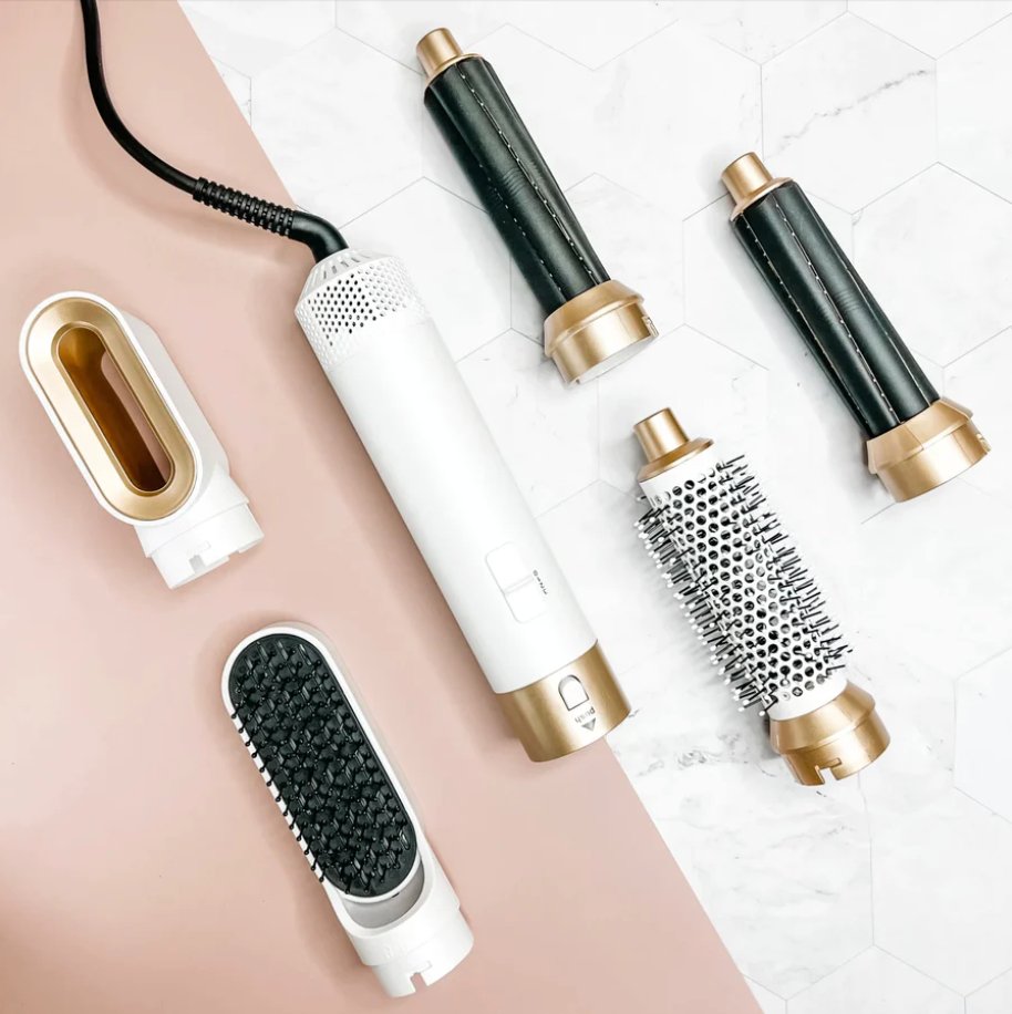 Hair Airstyler Ionic Airflow 1000W Multi Attachment Daily Styling Curling Drying Tool | Thomler