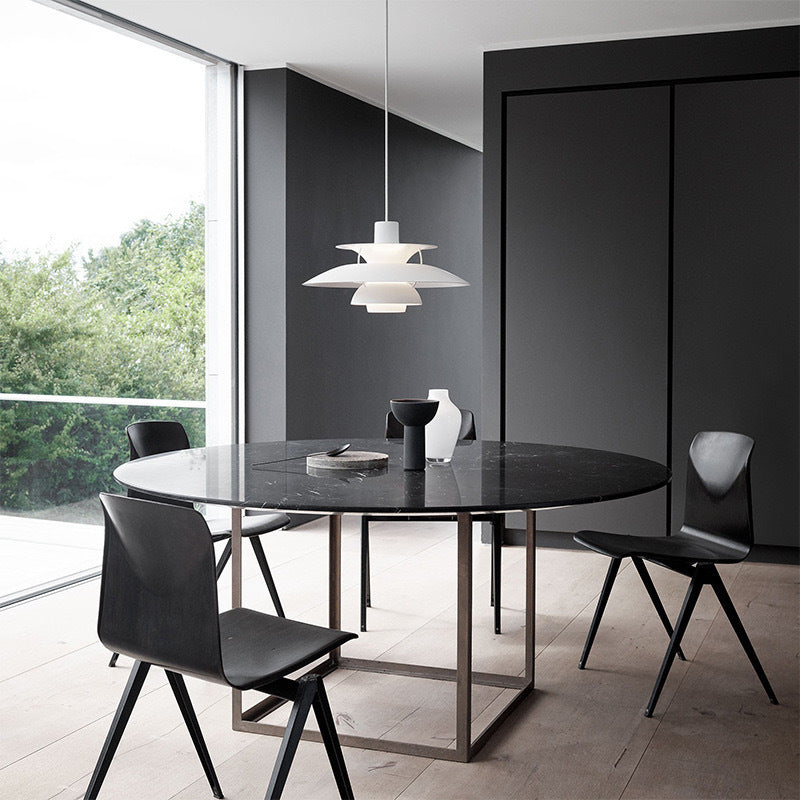 Multi-Layer Aluminum Pendant Light – Modern Scandinavian Tiered Hanging Fixture for Dining Room, Kitchen Island & Living Room | Thomler