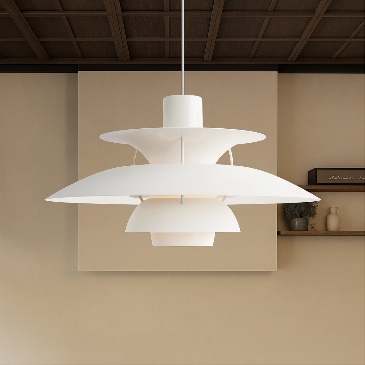 Multi-Layer Aluminum Pendant Light – Modern Scandinavian Tiered Hanging Fixture for Dining Room, Kitchen Island & Living Room | Thomler