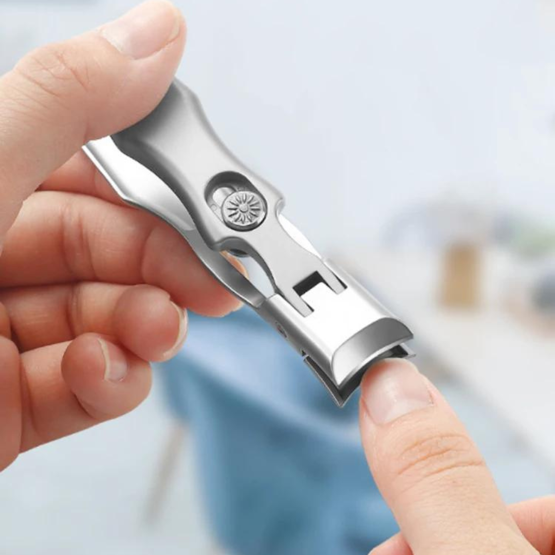 Professional Stainless Steel Nail Clipper Set with Catcher for Thick Nails, Toenails, Fingernails & Pet Claws | Thomler