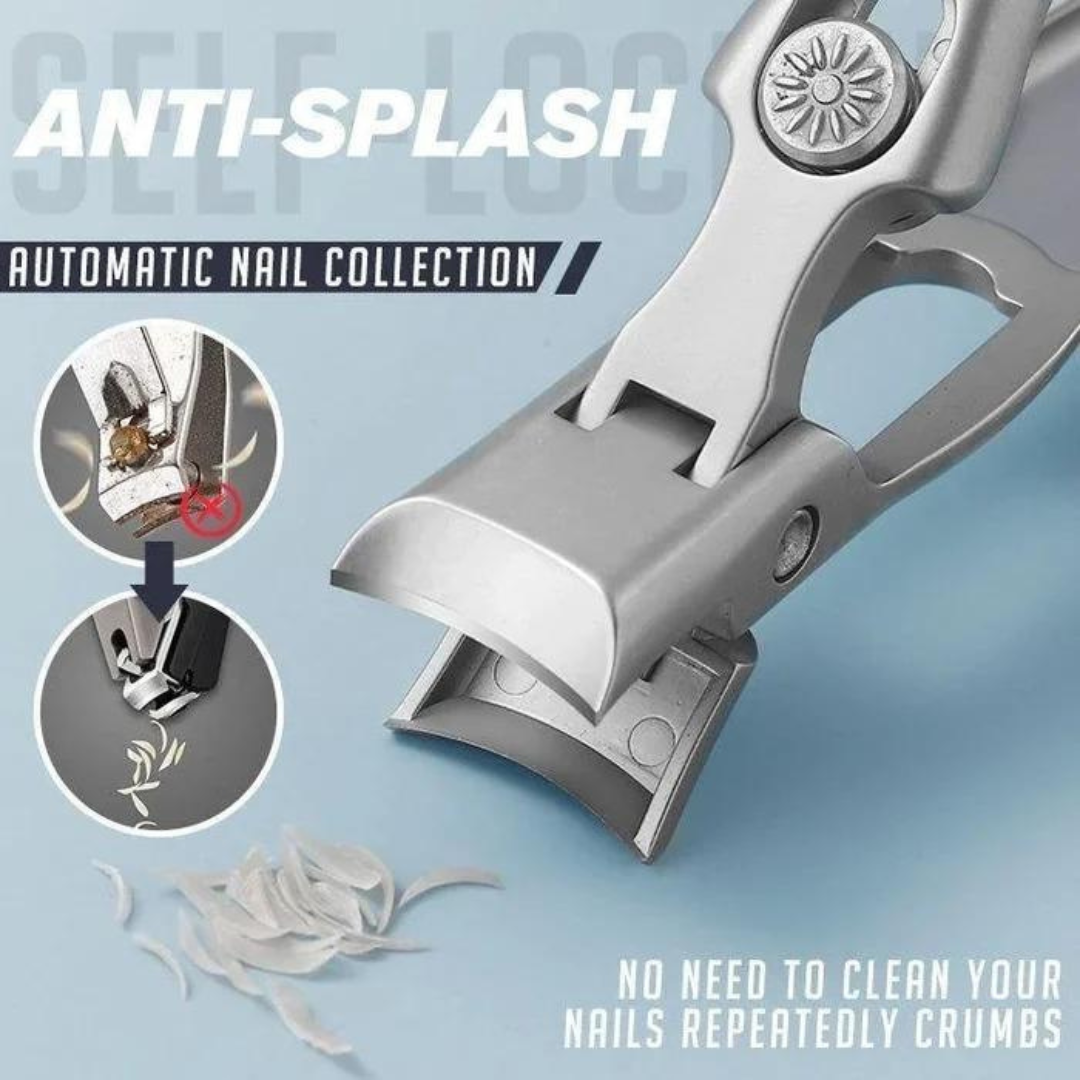 Professional Stainless Steel Nail Clipper Set with Catcher for Thick Nails, Toenails, Fingernails & Pet Claws | Thomler