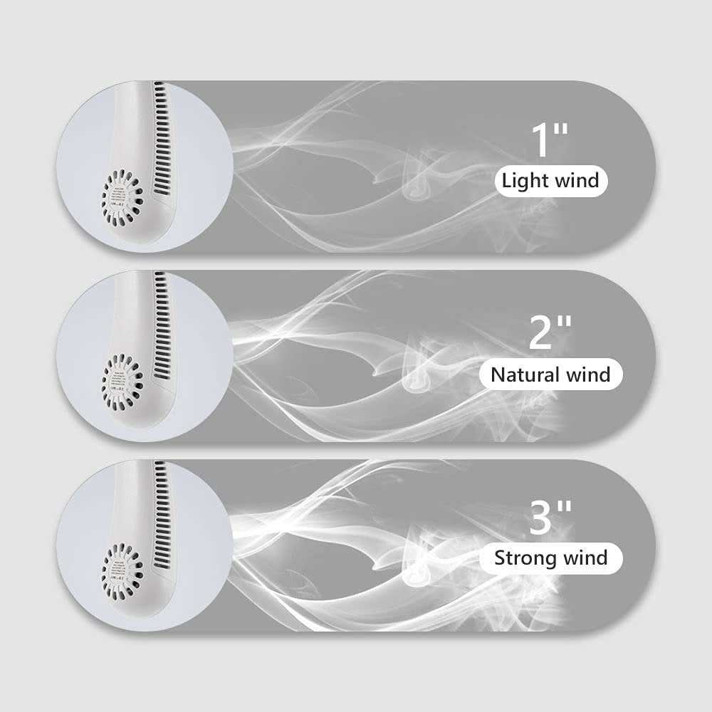 Hands-Free Wearable Personal Cooling Fan for Summer Outdoors, Travel, Gym & Commute — Rechargeable Bladeless Neck Fan | Thomler
