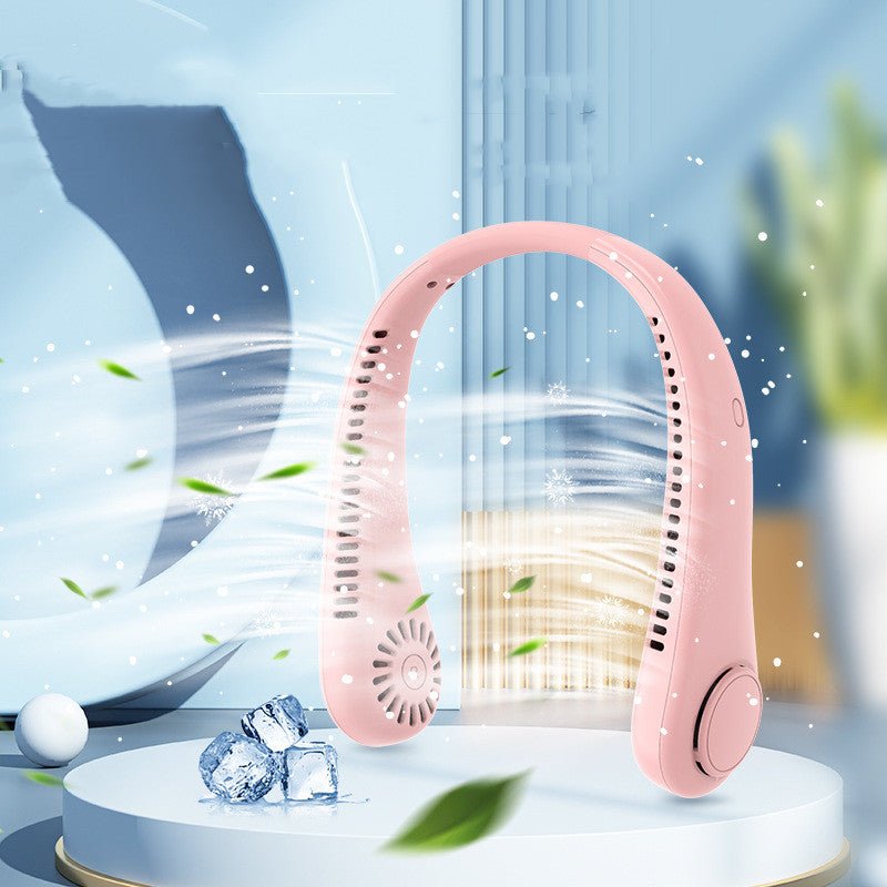 Hands-Free Wearable Personal Cooling Fan for Summer Outdoors, Travel, Gym & Commute — Rechargeable Bladeless Neck Fan | Thomler