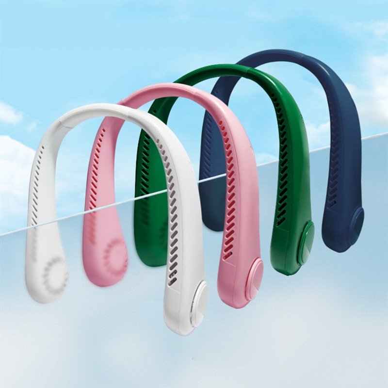 Hands-Free Wearable Personal Cooling Fan for Summer Outdoors, Travel, Gym & Commute — Rechargeable Bladeless Neck Fan | Thomler