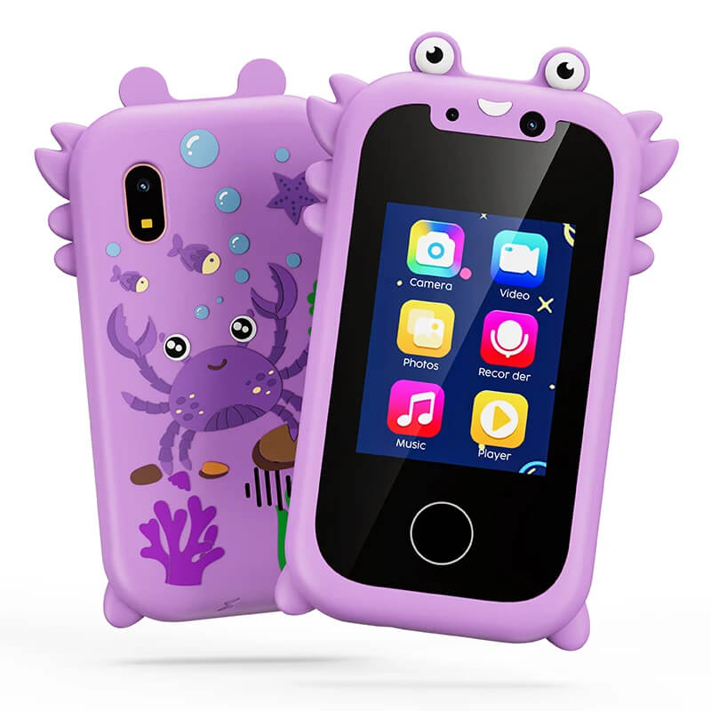 Kids' Touch Screen Play Phone with Dual Cameras, Music Player & Learning Apps – Ages 3-7 | Thomler