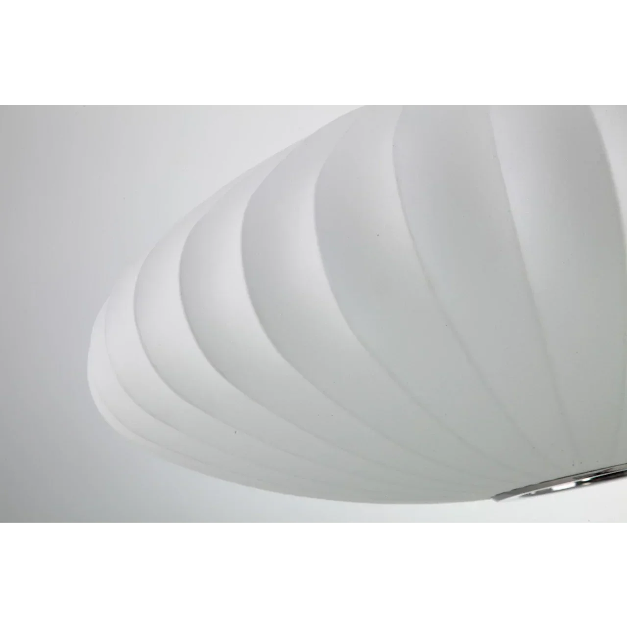 Pendant Light Silk Bubble Shade White Indoor Dining Room Living Space Hanging Ceiling Lamp | Thomler