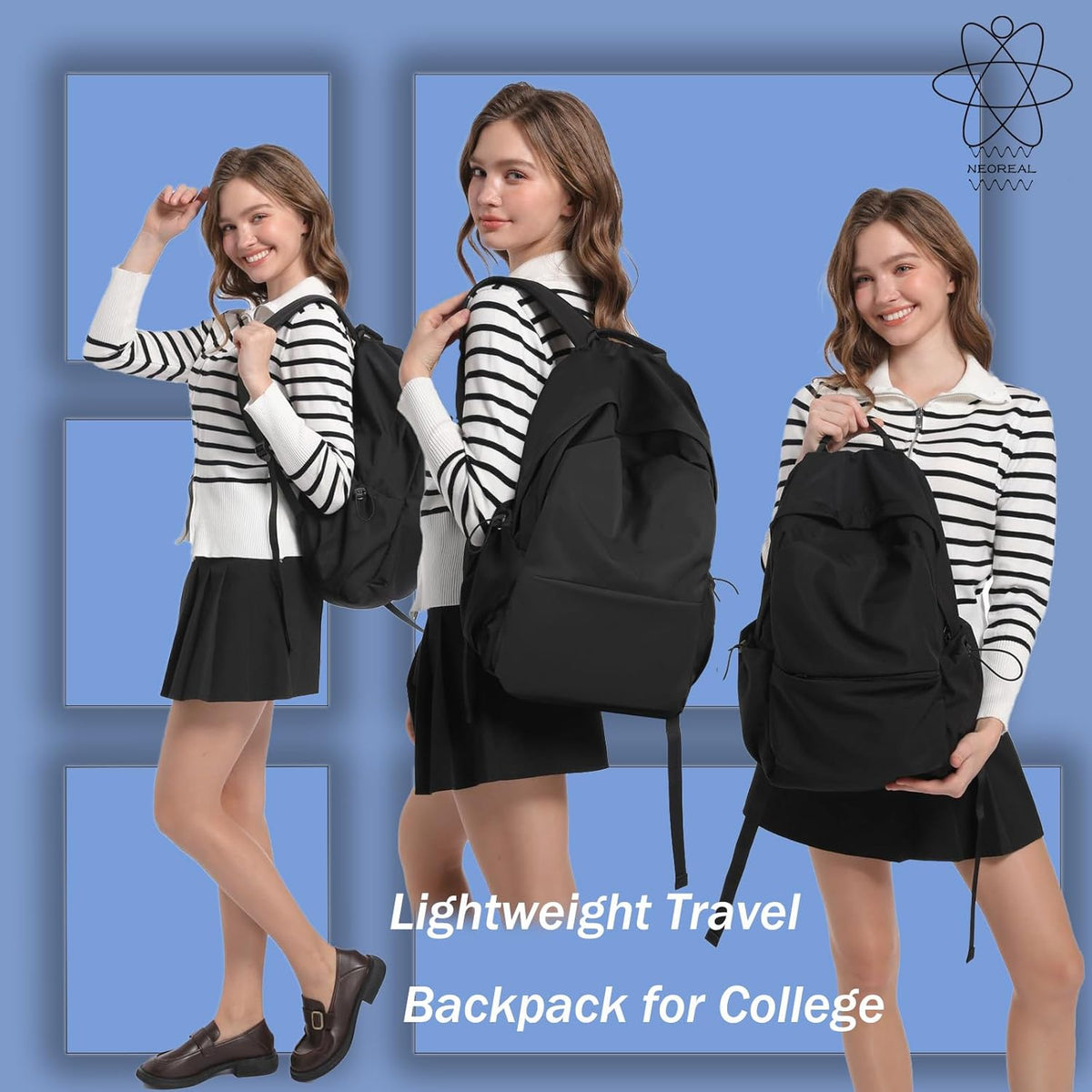 Water-Resistant Laptop Backpack with Multiple Compartments for 15.6-Inch Computers – Padded Straps, Hidden Pocket & Side Storage for Work | Thomler