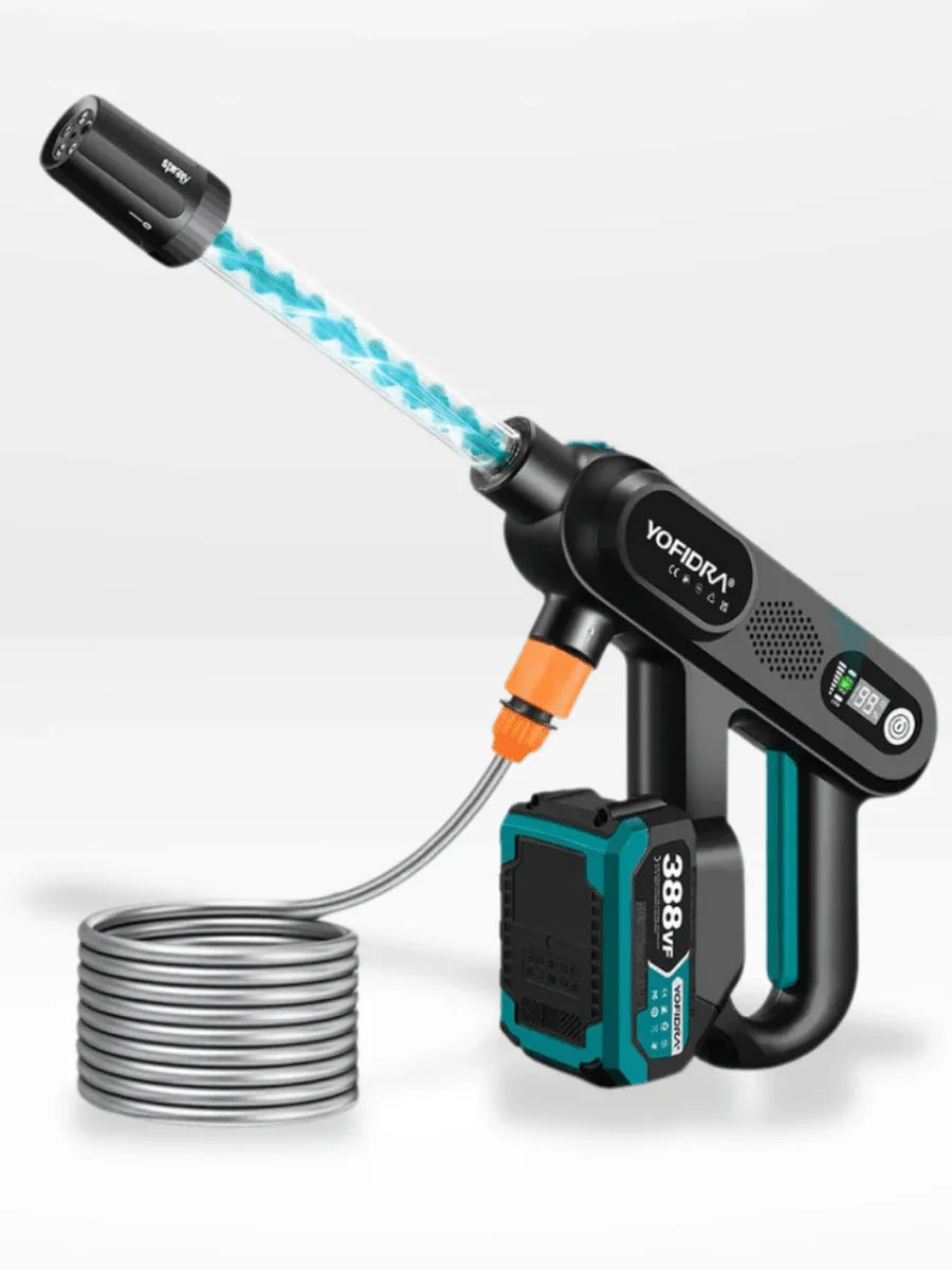 Cordless Pressure Washer 3200 PSI 5-Speed with Foam Cannon for Cars Decks Patios Home Outdoor | Thomler