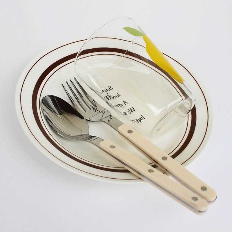 Flatware Set for 6 – 24-Piece Stainless Steel with Engraved Detail, Dishwasher Safe Silverware Service for Daily Use, Formal Dinners & | Thomler