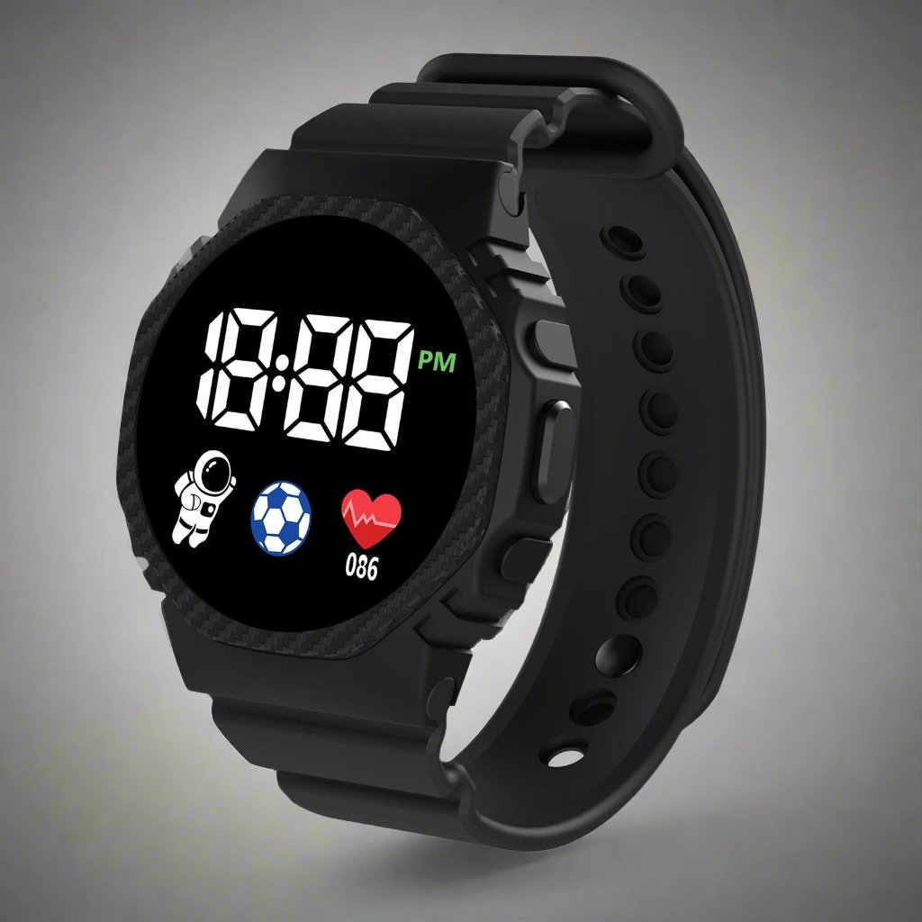 Kids Digital Sports Watch with LED Display – Waterproof Time-Teaching Wristwatch for Boys & Girls Ages 4+ | Thomler