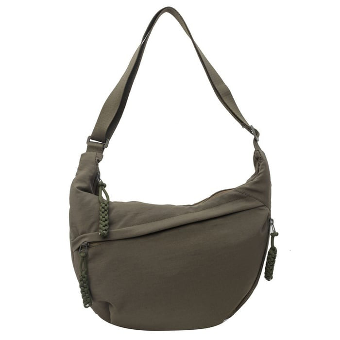 Soft-Shell Half-Moon Shoulder Bag – Adjustable Crossbody Tote for Women | Thomler