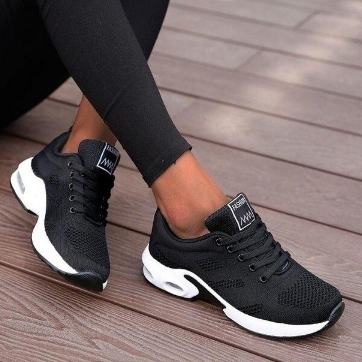 Women's Orthopedic Walking Sneakers with Arch Support – Breathable Mesh Athletic Shoes for All-Day Comfort, Cushioned Insole, Flexible | Thomler