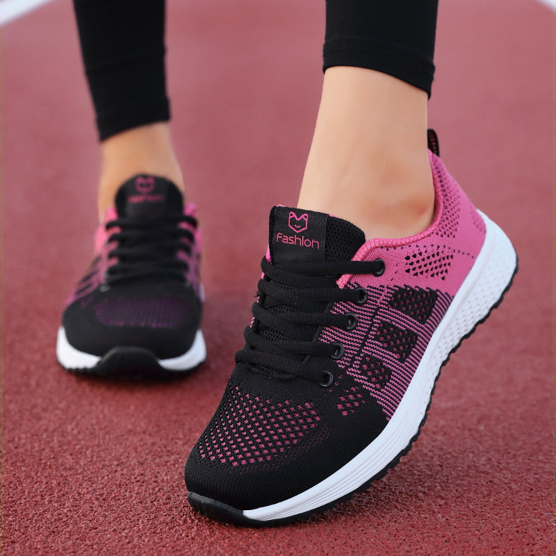 Women's Orthopedic Walking Sneakers with Arch Support – Breathable Mesh Athletic Shoes for All-Day Comfort, Cushioned Insole, Flexible | Thomler