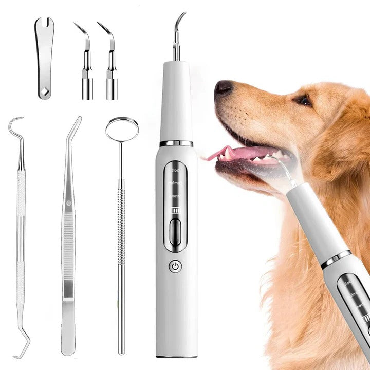 Ultrasonic Dog Teeth Cleaner with LED Light & Auto Gum Sensor for Safe At-Home Pet Dental Care | Thomler