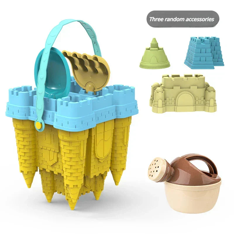 Castle Builder Beach Toy Set for Kids – Durable Molds & Tools for Sand Play, Creative Outdoor Fun for Boys & Girls | Thomler