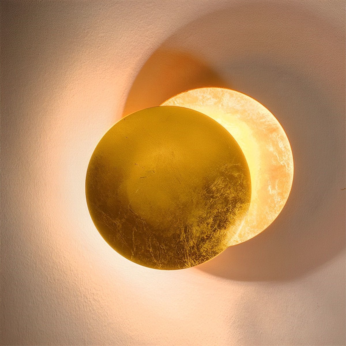 Wall Lamp Iron Eclipse Design 25.0 cm Adjustable Bedroom Hallway LED Accent Lighting Rotating Modern Sconce | Thomler