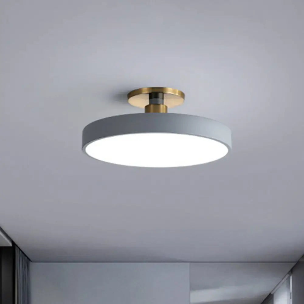 Acrylic Round LED Ceiling Light Fixture for Kids Room, Bedroom & Playroom - Modern Low-Profile Design - Choose 12, 16, 20 or 24 Inch | Thomler