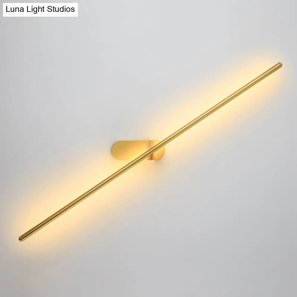 Adjustable LED Wall Sconce Light for Bedroom & Hallway - Swivel Arm Design, Acrylic Diffuser, Aluminum Finish - Modern Vertical Fixture | Thomler