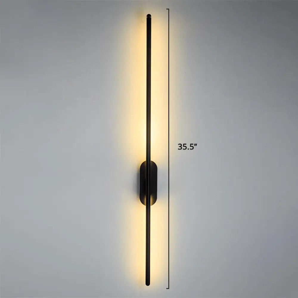 Adjustable LED Wall Sconce Light for Bedroom & Hallway - Swivel Arm Design, Acrylic Diffuser, Aluminum Finish - Modern Vertical Fixture | Thomler
