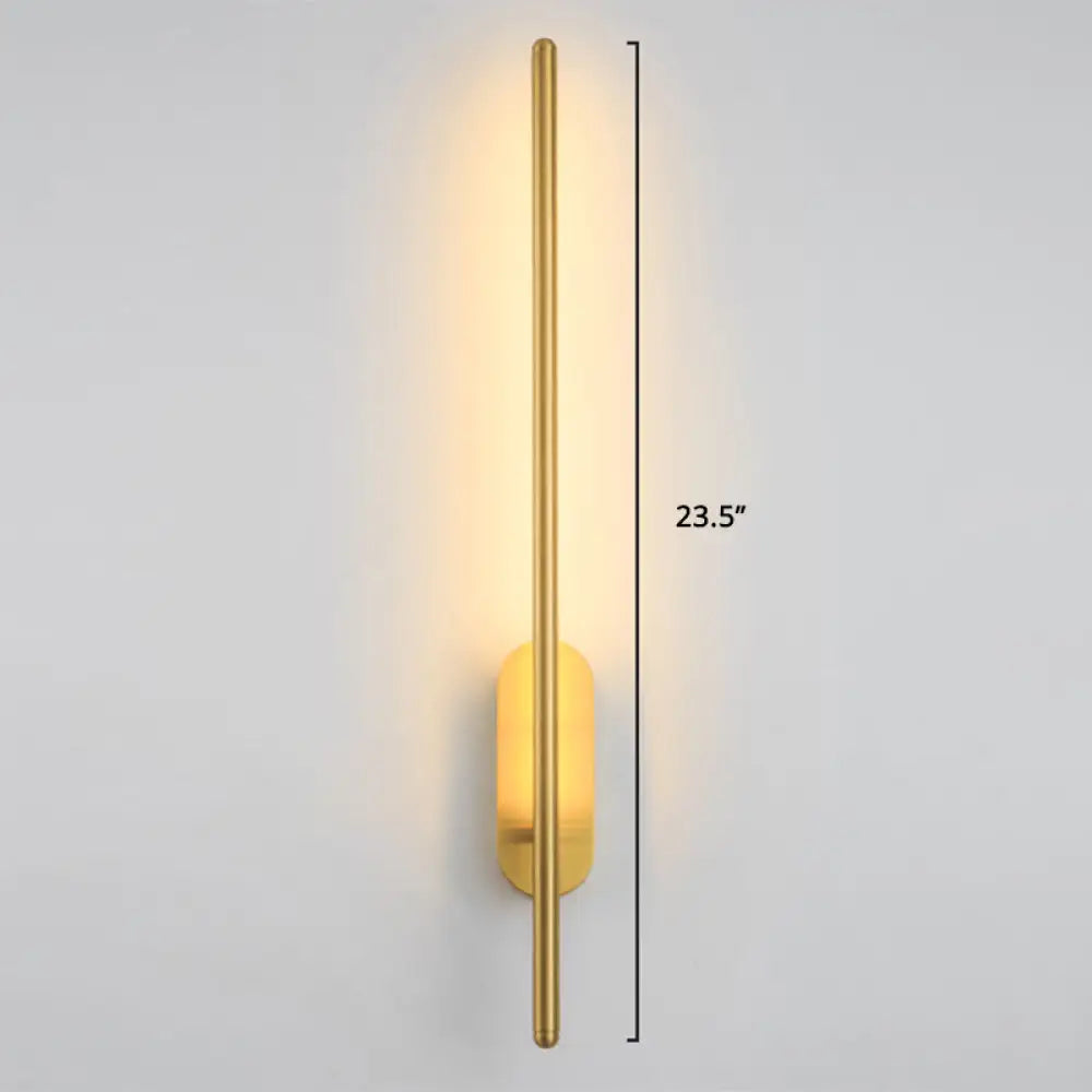 Adjustable LED Wall Sconce Light for Bedroom & Hallway - Swivel Arm Design, Acrylic Diffuser, Aluminum Finish - Modern Vertical Fixture | Thomler