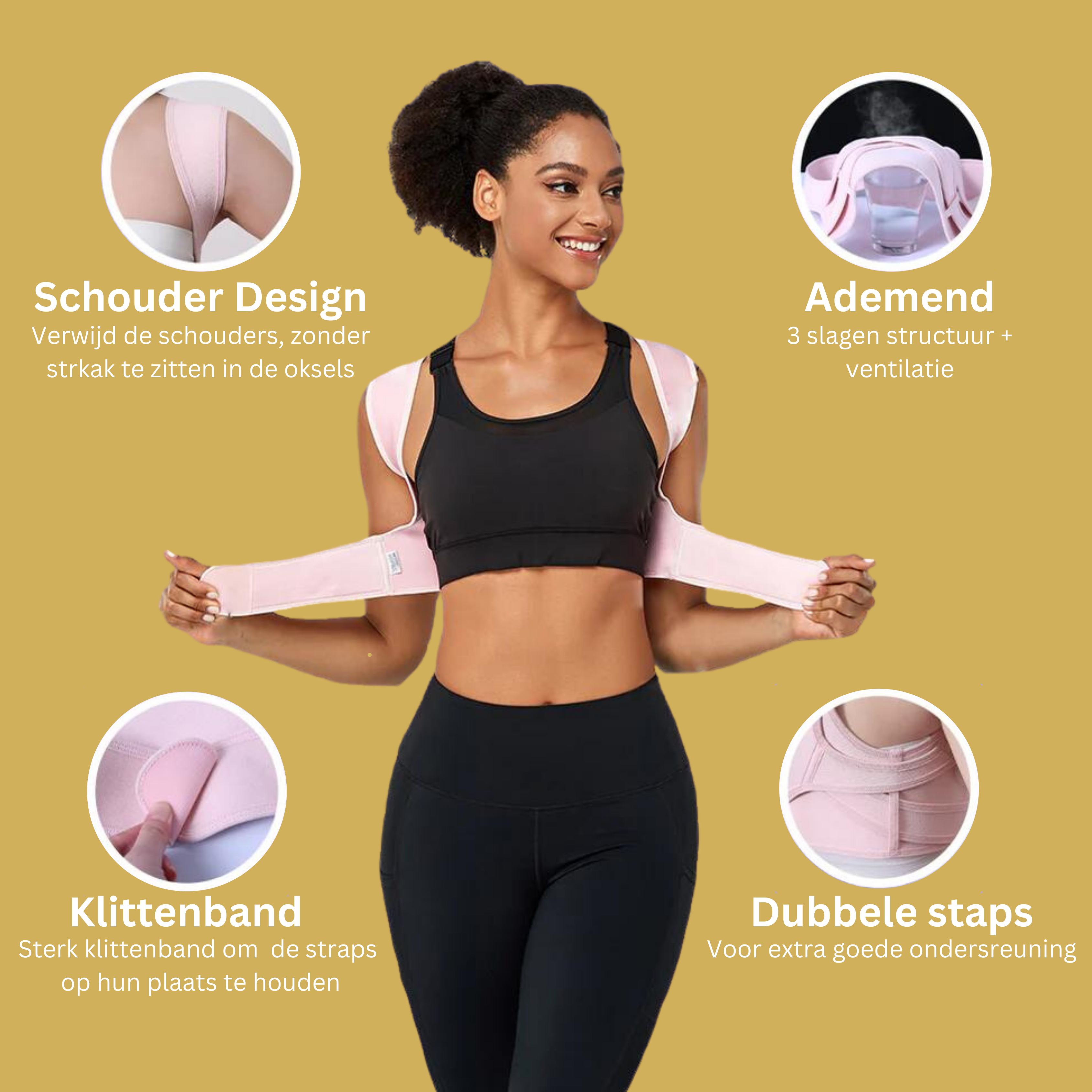 Invisible Posture Corrector Brace for Back Pain Relief & Alignment Support – Adjustable Upper Back Shoulder Straightener for Men & Women | Thomler