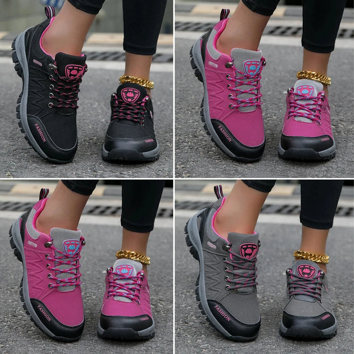 Women's Waterproof Hiking Boots with Breathable Comfort and Grip Sole for Outdoor Trails, Forest Walks & Everyday Adventures | Thomler