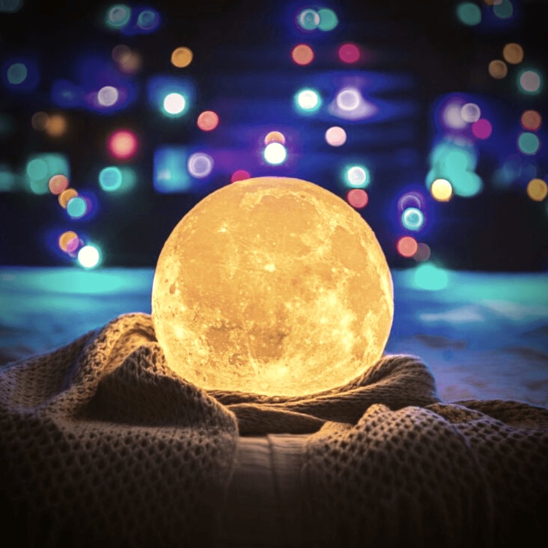 Table Lamp 8 in (20 cm) 2-Color Touch-Control USB Rechargeable Bedroom Living Room Night Light | Thomler