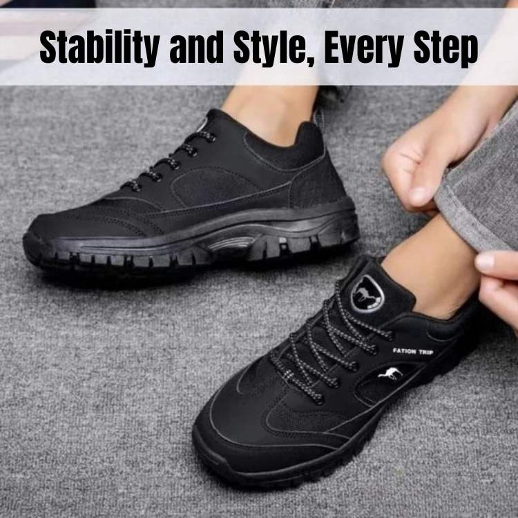 Supportive Hiking Sneakers for Men & Women – Cushioned Sole Trail Walking Shoes with Arch Support for Outdoor Adventures | Thomler