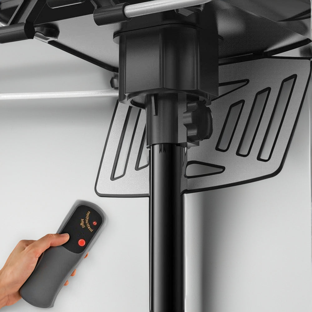 Motorized TV Antenna Outdoor 360° Rotation HD Broadcast Reception Long Range for Digital Channels Rooftop Mount with Remote Control | Thomler