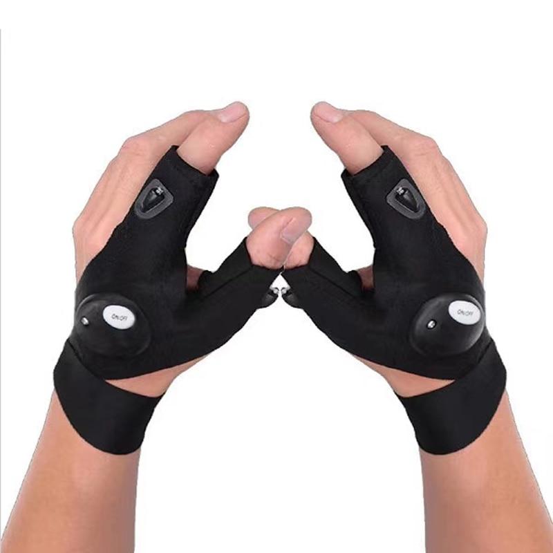 Hands-Free LED Work Glove with Fingertip Light for Repairs, Fishing & Night Tasks – Left or Right Hand | Thomler