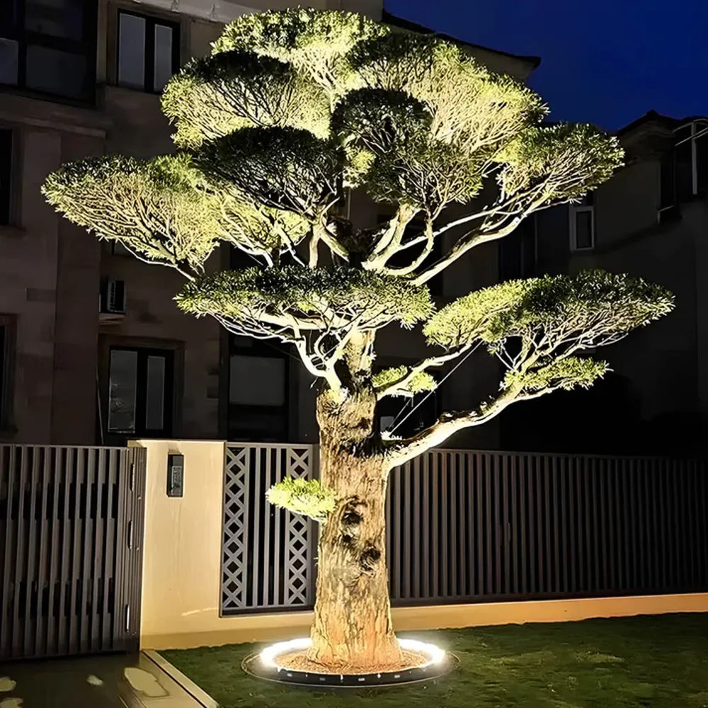 Outdoor Ground Spotlight for Trees & Landscape Uplighting – LED Solar-Powered Garden Accent Light | Thomler