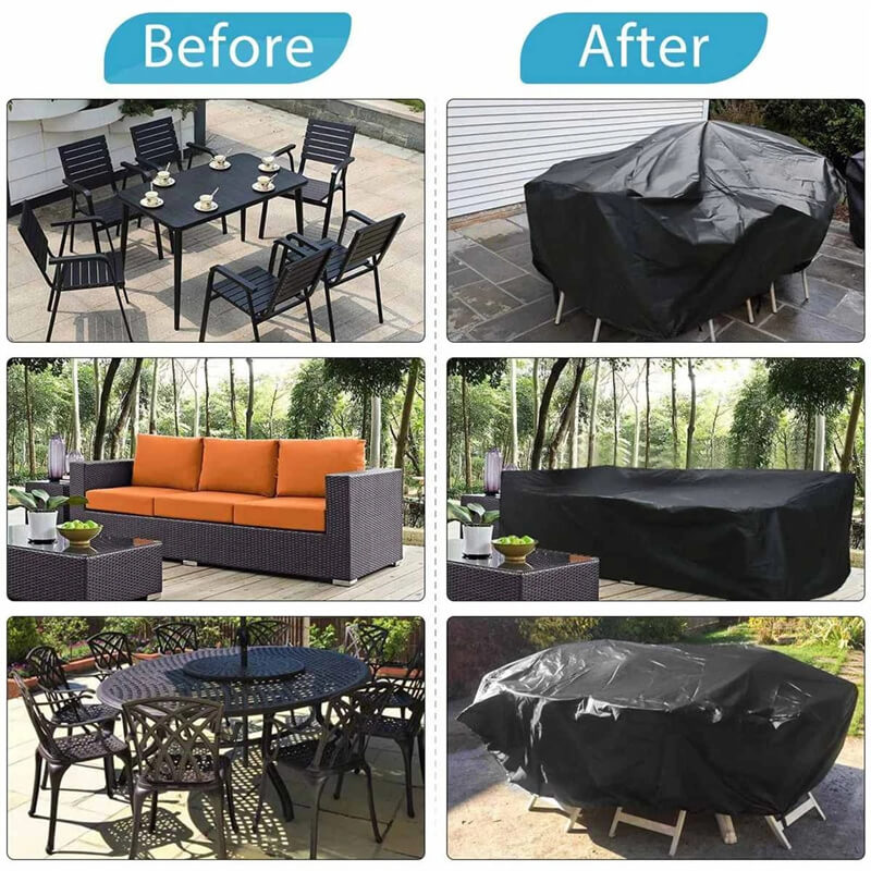 All-Weather Patio Furniture Cover – Heavy-Duty Waterproof Protector for Outdoor Sofas, Tables & Chairs | Thomler