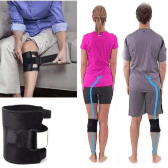 Knee Support Wrap for Lower Back Discomfort Relief – Adjustable Compression Brace with Acupressure Pad for Sciatic Nerve Pain, Hip & Leg | Thomler