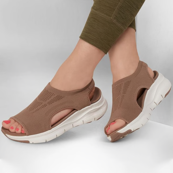 Women's Arch Support Slip-On Athletic Sandals with Cushioned Footbed for All-Day Comfort | Thomler