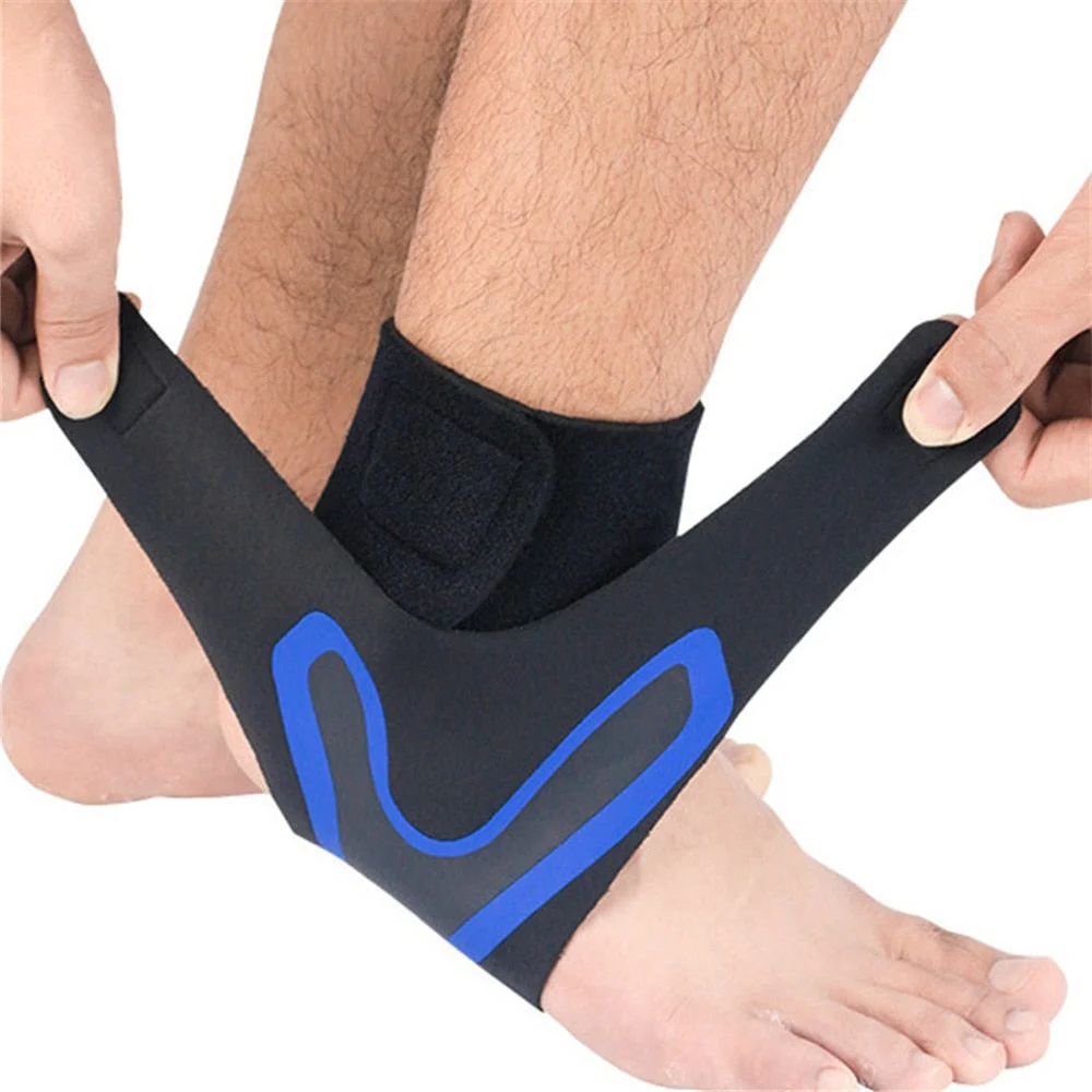 Adjustable Compression Ankle Brace with Wrap-Around Support for Plantar Fasciitis, Sprains & Tendonitis | Thomler