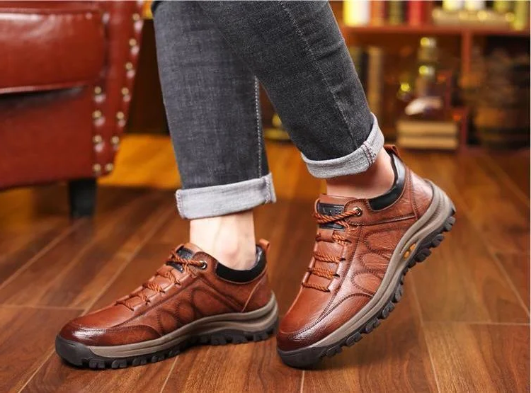 Orthopedic Slip-On Loafers for Men with Cushioned Footbed & Traction Outsole – Hand-Crafted Leather Walking Shoes for Everyday Comfort | Thomler