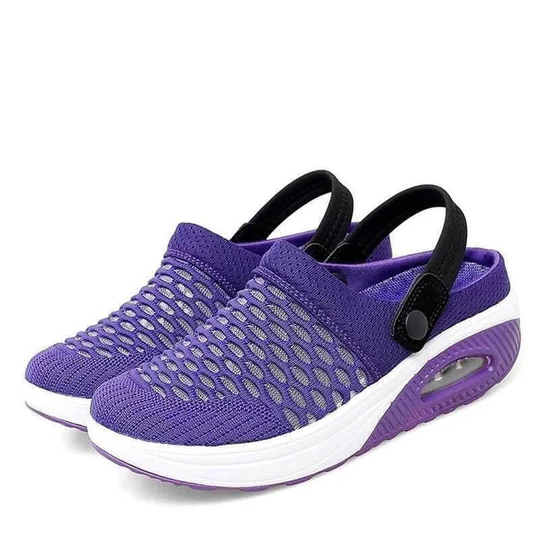 Cushioned Air-Sole Sneakers for Plantar Fasciitis Relief Women's Lightweight Posture-Correcting Athletic Shoes | Thomler