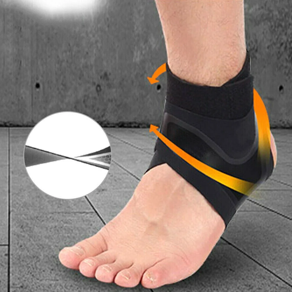 Adjustable Compression Ankle Brace with Wrap-Around Support for Plantar Fasciitis, Sprains & Tendonitis | Thomler