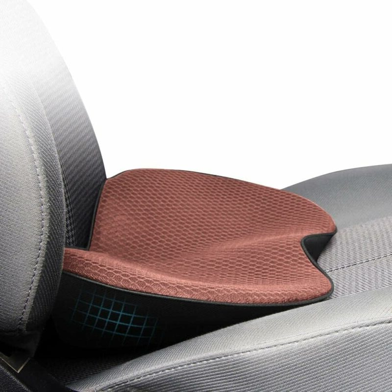 Memory Foam Driving Booster Seat Cushion for Petite Drivers – Ergonomic Height Lift Pad with Lumbar Support for Car, Truck & Office Chair | Thomler