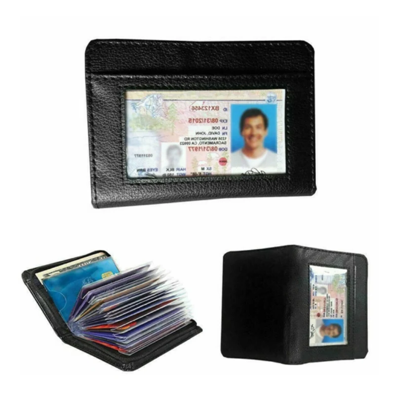 RFID-Blocking Zip Wallet with 36-Card Capacity for Women & Men – Leather-Look Travel Organizer | Thomler