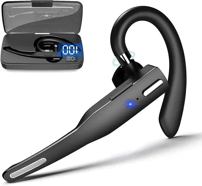 Wireless Bluetooth Headset Noise Cancelling with Dual Mic for Hands-Free Calling Truckers Business Office Driving Long Battery Life CVC 8.0 | Thomler