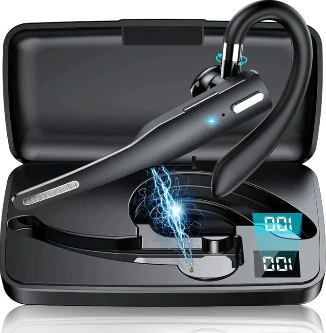 Wireless Bluetooth Headset Noise Cancelling with Dual Mic for Hands-Free Calling Truckers Business Office Driving Long Battery Life CVC 8.0 | Thomler