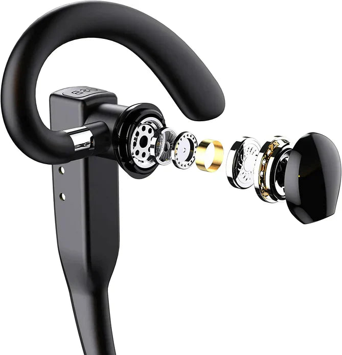 Bluetooth Headset ABS Bluetooth 5.1 10.0 m Calling Noise Cancelling Wireless Hands Free Office Remote Work Dual Device Earset | Thomler