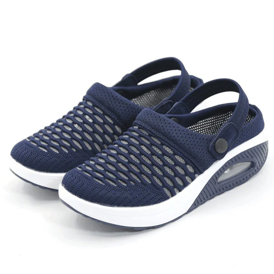 Cushioned Air-Sole Sneakers for Plantar Fasciitis Relief Women's Lightweight Posture-Correcting Athletic Shoes | Thomler