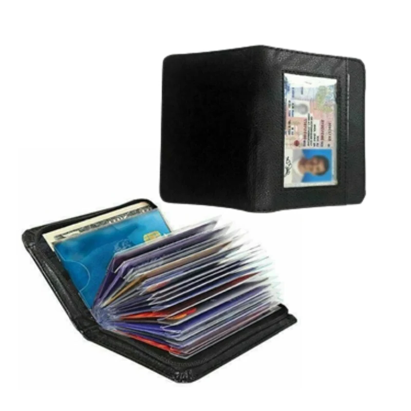 RFID-Blocking Zip Wallet with 36-Card Capacity for Women & Men – Leather-Look Travel Organizer | Thomler
