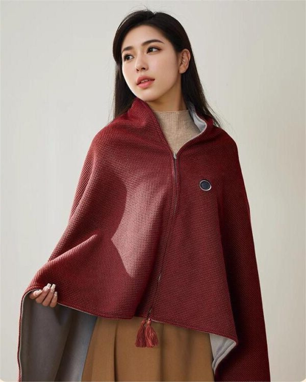 USB-Powered Heating Scarf with 3 Temperature Settings for All-Day Warmth | Thomler