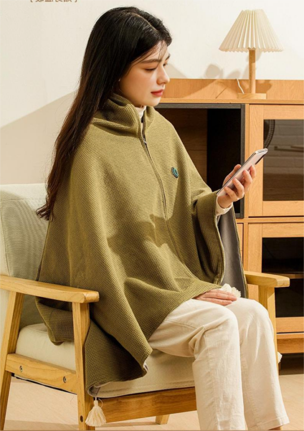 USB-Powered Heating Scarf with 3 Temperature Settings for All-Day Warmth | Thomler